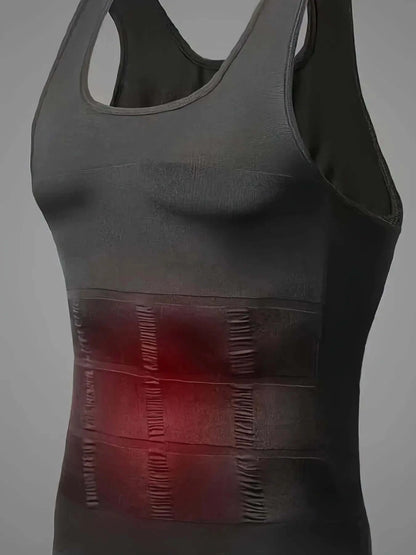 Slimming tank top for men's torso
