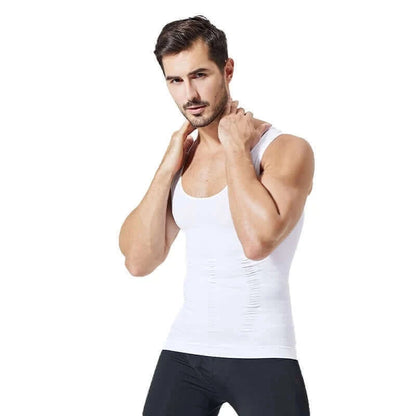 Compression garment for men's slimming