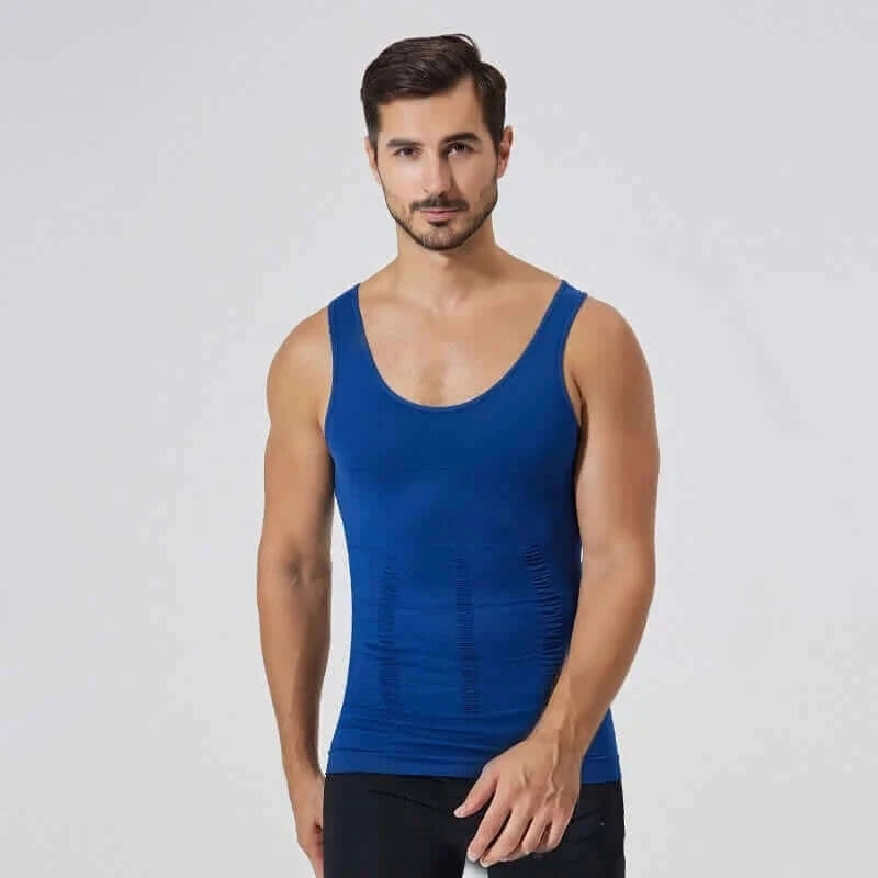 Male slimming vest for torso shaping