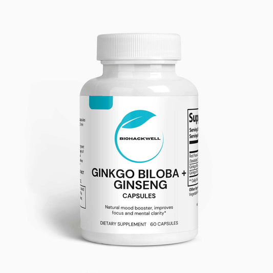 Ginkgo Biloba and Ginseng herbal blend for overall wellness