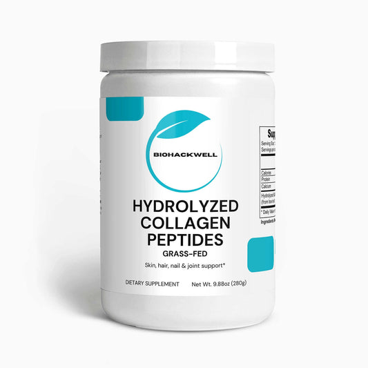 Grass-fed hydrolyzed collagen peptides supplement